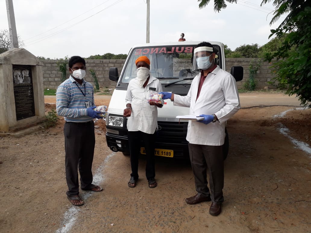 Distribution of Immunity boosters – Madanapally village (2nd Phase)