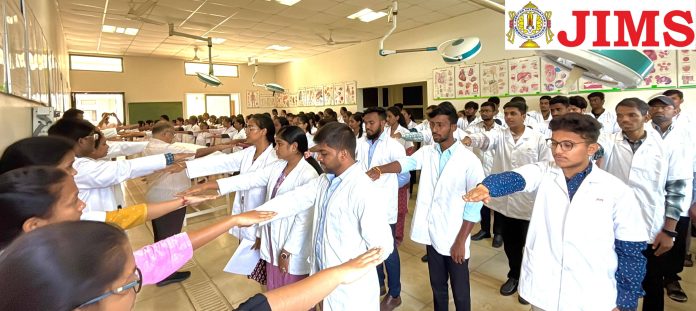 Cadaver Oath Ceremony for I BHMS 2024-25 Batch