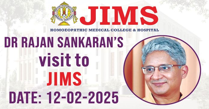 Dr. Rajan Sankaran's visit to JIMS